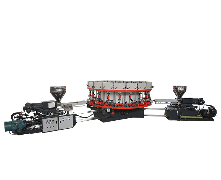 全自動圓盤式雙色鞋類連幫注塑成型機(jī)